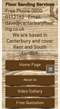 Mobile Screenshot of canterburyflooring.co.uk